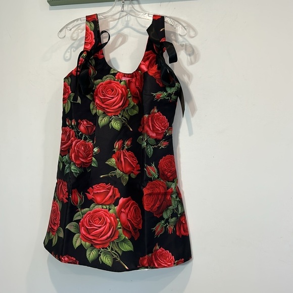 Brand new bed of roses pixie mini dress fit and flare medium black and red nwt - Picture 8 of 8